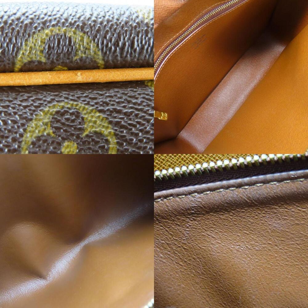 LOUIS VUITTON Brown Monogram Leather Shoulder Bag - Picture 9 of 11